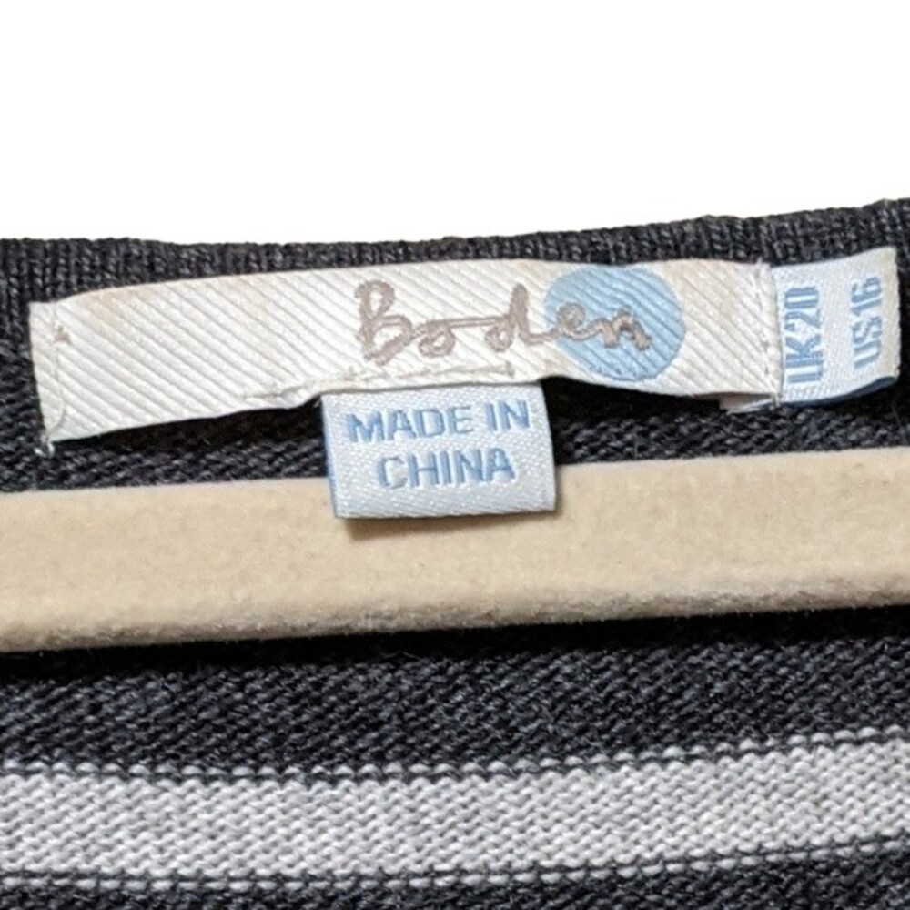 Boden knit dress striped top 16R - Picture 3 of 8